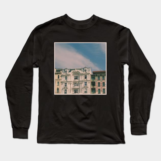 Beautiful Vintage Photography from Vienna Austria Europe Streets of Vienna Discover new places Travel the world Long Sleeve T-Shirt by BoogieCreates